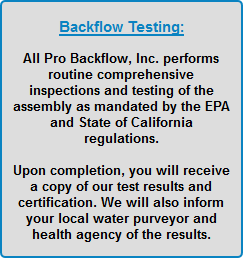 Backflow testing repair installation protection emergency services folsom rocklin Backflow Testing Lincoln Roseville Sacramento Northern California