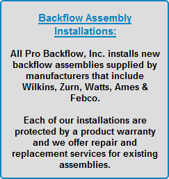 Backflow testing repair installation protection emergency services folsom rocklin Backflow Installation Lincoln Roseville Sacramento Northern California